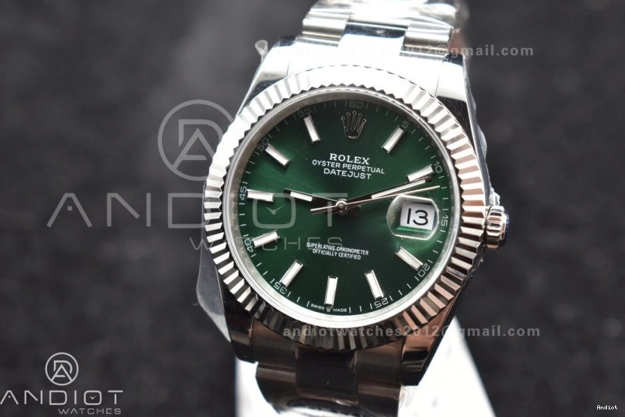 Steel 904L 41 Sundust SA3235 Dial Best Green Bracelet on Edition 126334 DIWF DateJust 1:1 Oyster 1120